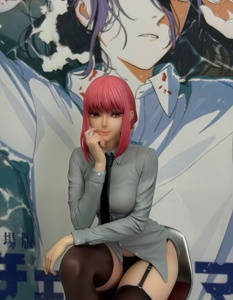 Figurines d'Anime <span class=keywords><strong>Makima</strong></span> en Position Assise - Modèles de Jeux d'Anime, Jouets Tendance, Figurines d'Anime, Décorations de Table et Cadeaux d'Anniversaire - Product Image 5