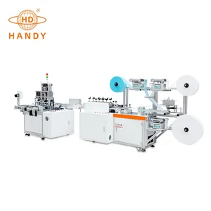 Handy 120-180 pcs/min PLC Control Full Automatic Disposable Surgical Face Mask Making Machine