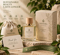 Solution personnalisée d'emballage de parfum durable et de flacon en verre pour les marques de beauté éco-responsables