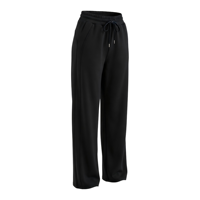 Pantalon de survêtement minimaliste pour femme, taille haute, coupe large, couleur unie, amincissant, extensible dans quatre directions, effet ventre plat, avec cordon de serrage, pour le yoga