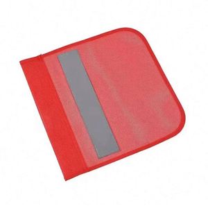 Bandera de Seguridad para Camiones y Remolques de Construcción, de Malla Naranja, Tamaño Personalizado, con Cinta Reflectante - Product Image 4