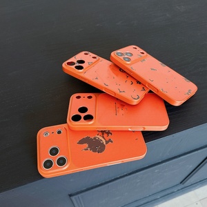 Custodie per Telefono di Marca alla Moda in Arancione, Cover Protettive di Lusso per Cellulari - Product Image 1