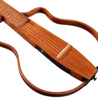 Smart Silent 38-Inch 6-Stringed Nylon String Electric Guitar Mahogany Body Matte Finish Student Beginner Guitarra Electrica