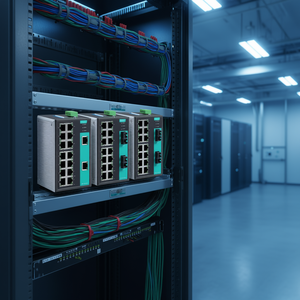 สวิตช์อุตสาหกรรมแบบไม่ต้องจัดการ Moxa EDS-316-MM-ST สำหรับติดตั้งบนราง DIN 16 พอร์ต อีเธอร์เน็ต สำหรับเครือข่ายองค์กร - Product Image 3