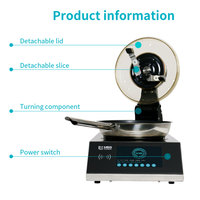 Robot de cuisson commercial automatique MEGCOOK M1 C35PA01-01 pour sautés, 3520W 220V, en acier inoxydable, avec écran tactile numérique