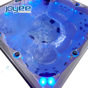 JOYEE Vasca Idromassaggio Esterna per 6 Persone, <span class=keywords><strong>2</strong></span> Metri, <span class=keywords><strong>Jacuzzi</strong></span> con Bluetooth, Copertura, Getti LED - Product Image 6