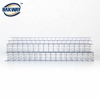 Feuille de structure murale en polycarbonate multiwall X, 30mm, avec fente pour panneau mural