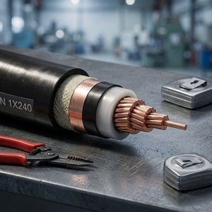 <span class=keywords><strong>สาย</strong></span>เคเบิลหุ้มเทปเหล็ก YJV22 26/35kV ขนาด3x240mm ² ตัวนำทองแดง - Product Image 3