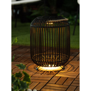 Lampe solaire de jardin extérieure étanche à LED pour pelouse, villa, cour, décoration paysagère minimaliste - Product Image 3