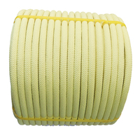 Corde en aramide ignifuge haute résistance personnalisée, diamètre 1-20 mm, tressée, pour l'escalade en plein air, JILI JL-FS jaune multifonction
