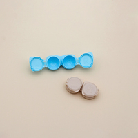 Boîte de rangement pour lentilles de contact, boîte de beauté et de soin pour les yeux, boîte de rangement pour lentilles de contact personnalisées, emballage pour lentilles de contact