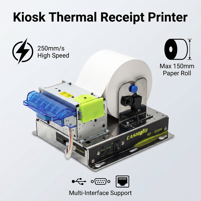 KP-210H 58mm Self-service Thermal Printer with Automatic Cutting Suitable for ATM and Vending Machines