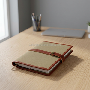 ADORA - Cubierta Elegante y Ecológica para Diario o Agenda, en Cuero PU Gris, con Logotipo Personalizado, Tamaño Personalizable, Regalo, 27 Años de Experiencia, Lo Mejor - Product Image 2
