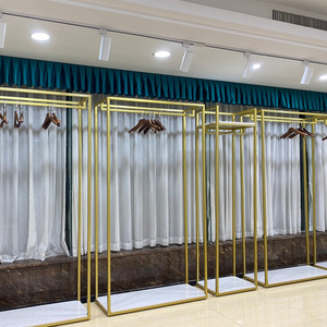 Cao cấp váy cưới giá vàng sàn đứng trưng bày đặc biệt studio ảnh thân thiện với môi trường sắt nghệ thuật cửa hàng quần áo may mặc - Product Image 3