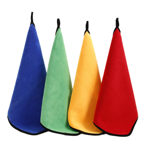 Serviettes de lavage auto en microfibre tissée personnalisées, écologiques, séchage rapide, 400 g/m², chiffon de nettoyage et de detailing pour voiture, logo personnalisé, vente en gros - Product Image 1