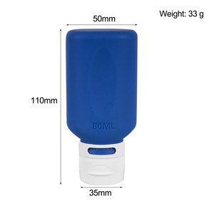 Botella de emulsión de silicona KTL de 80 ml, contenedor portátil recargable para almacenamiento en el hogar y en viajes. - Product Image 2
