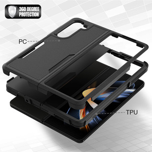 Funda híbrida para teléfono móvil duro de PC para Samsung <span class=keywords><strong>Galaxy</strong></span> Z Fold 4 5 <span class=keywords><strong>360</strong></span>, funda protectora para teléfono a prueba de golpes para Samsung Z Fold 5 - Product Image 4