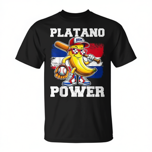Camiseta con la bandera de República Dominicana de Platano Power para niños pequeños - Product Image 2