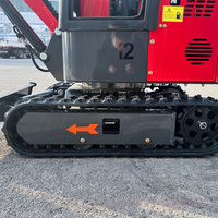 Hot Sale Chinese Mini Excavator 1.2 Ton Deep Digging Small Diesel Bagger with Different Tonnage Available