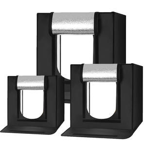 Boîte à lumière <span class=keywords><strong>photo</strong></span> portable de 60 cm, studio LED, lumières USB, tente de prise de vue photographique, cube de table en nylon durable - Product Image 1