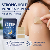 Patch de sommeil profond respirant sans mélatonine en non-tissé, pour un soutien naturel de la relaxation nocturne, vente en gros directe usine