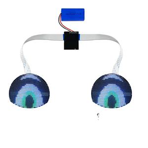 Véhicule voiture animé Led affichage des yeux sac à dos Smart APP contrô<span class=keywords><strong>le</strong></span> yeux clignotant écran moto équitation sac à dos yeux - Product Image 1