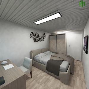 Casa Contenedor Desmontable Mars Castle <span class=keywords><strong>de</strong></span> 20 y 40 Pies con Panel Sándwich <span class=keywords><strong>de</strong></span> Acero, Prefabricada Moderna y <span class=keywords><strong>de</strong></span> Lujo para Uso Hotelero - Product Image 4