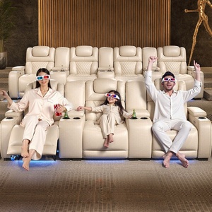 Elektrisches Sektional-Relaxsofa, L-förmiger Relaxsessel mit Verstellbarer Kopfstütze und Lendenwirbelstütze für Wohnzimmer - Product Image 1
