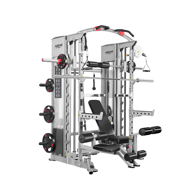 Smith Machine multifonctionnelle Home Gym Commercial Comprehensive Trainer Smith Machine Multi Functional