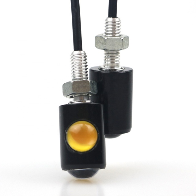 Universal Motorcycle LED Lamp Mini Light Turn Signal Eagle Eye Shape Turn Indicators Accessories for Vespa Kawasaki Honda