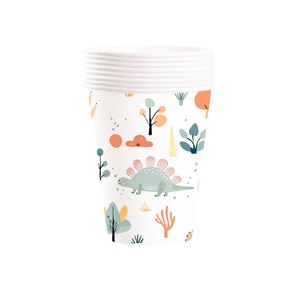 DAMAI NEW Design Dinosaur Themed Disposable Kid Party Tableware Set with <b>Paper</b> Plates Bags Banner Napkins - Product Image 5