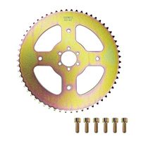Pignon de chaîne arrière 60T 420 6 trous pour Coleman CT100U Baja Doodle Bug DB30 Motovox MBX10 Mini Moto
