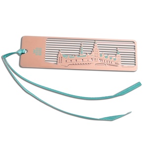 New Style Extravagant Castle Design Tourist Souvenir Customize Metal Bookmark - Product Image 4
