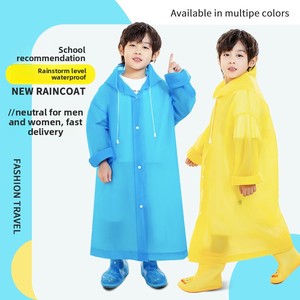 Impermeabile Monouso Compresso per Bambini, in EVA Spesso, per Studenti, Ragazze e Ragazzi, per Escursioni e Attività all'Aperto - Product Image 1