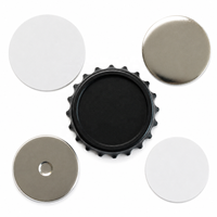 Ouvre-bouteille magnétique de 2,28 pouces (58 mm) avec impression numérique, design créatif, bouton badge DIY pour cadeaux promotionnels et projets