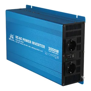 solar grid tie inverter 3000W Pure Sine Wave 12V 24V DC To 100V 220V AC solar panel inverter