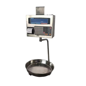Balance électronique suspendue en acier inoxydable 15 kg avec imprimante thermique pour caisse enregistreuse de détail, personnalisable OEM/ODM - Product Image 2