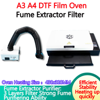 Mesin Pengering Oven DTF Printer, Mesin Pengeras Film PET, Mesin Pemanas Bubuk Hot Melt, Oven A3 A4, Pencetakan Transfer Langsung ke Film
