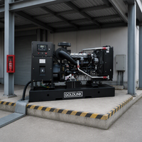 Genset Diesel Perkins 250KVA Open Frame 200KW, Pendingin Air, Tanpa Sikat, Bersertifikasi CE