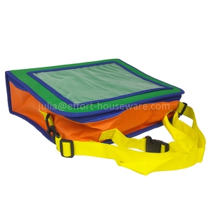 Portable pliable multi-usages sac à outils enfants Snack jouer activité organisateur plateau siège de voiture <span class=keywords><strong>avion</strong></span> voyage plastique métal cuir - Product Image 4