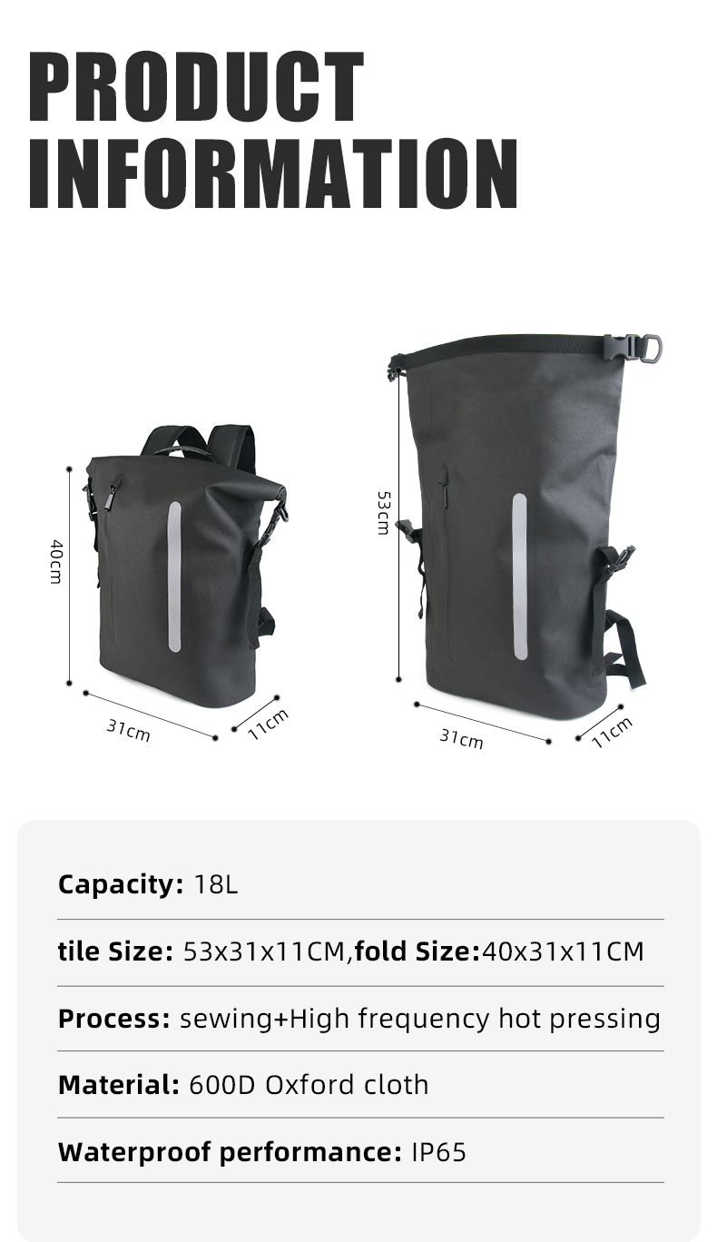 product-750-1298.73417721519 Light Luxury High Quality Dry Bag Backpack Waterproof Business Outdoor Dual Use Dry Bag Pack Built-in Notebook Bag