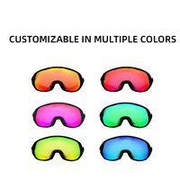 Nouveaux casques de ski de neige de patinage de sports d'hiver de couleur personnalisée pour adultes casque de snowboard de protection avec des lunettes