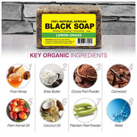 Savon Noir Africain en Gros Ingrédients Naturels et Végétaux Savon Noir Africain Vegan pour l'Acné et les Imperfections Usage Bain