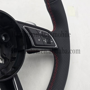 Fabricant professionnel Volant en cuir pour Audi A4 RS3 RS5 RS6 A6 C7 C6 A7 A3 RS7 TTRS TT R8 S4 Volant de voiture - Product Image 6