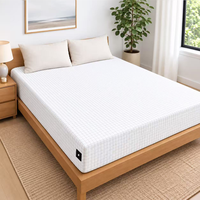 Drap-housse de mise à la terre blanc en coton biologique 80 % et argent conducteur 20 %, taille double, avec cordon de mise à la terre