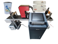 Mesin Cetak Inkjet UV CYMK IPS-CUV55 Warna Mesin Cetak Inkjet PIJ 54mm  G5Printhead Karton  Plastik Kode QR Barcode Tanggal