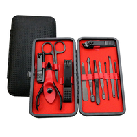 Ensemble de manucure et pédicure en acier inoxydable de haute qualité à bas prix, outil de soin des pieds, professionnel, pour femmes et hommes, ensemble de coupe-ongles