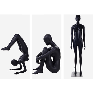 Mannequins féminins en <span class=keywords><strong>position</strong></span> assise, debout, tête chauve, avec cheveux humains, avec visage maquillé - Product Image 5