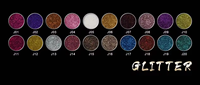 Palette de fards à paupières cosmétiques en gros sous marque privée, 12 couleurs, en plastique, végétaliens, hautement pigmentés, pailletés et mats
