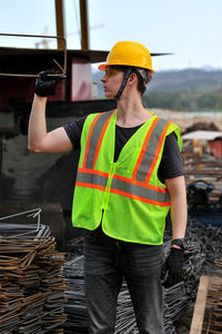 Malla Hi Vis Reflectante Ropa DE SEGURIDAD Construcción Trabajo de alta visibilidad <span class=keywords><strong>Reflector</strong></span> DE SEGURIDAD Chaleco DE SEGURIDAD negro - Product Image 6